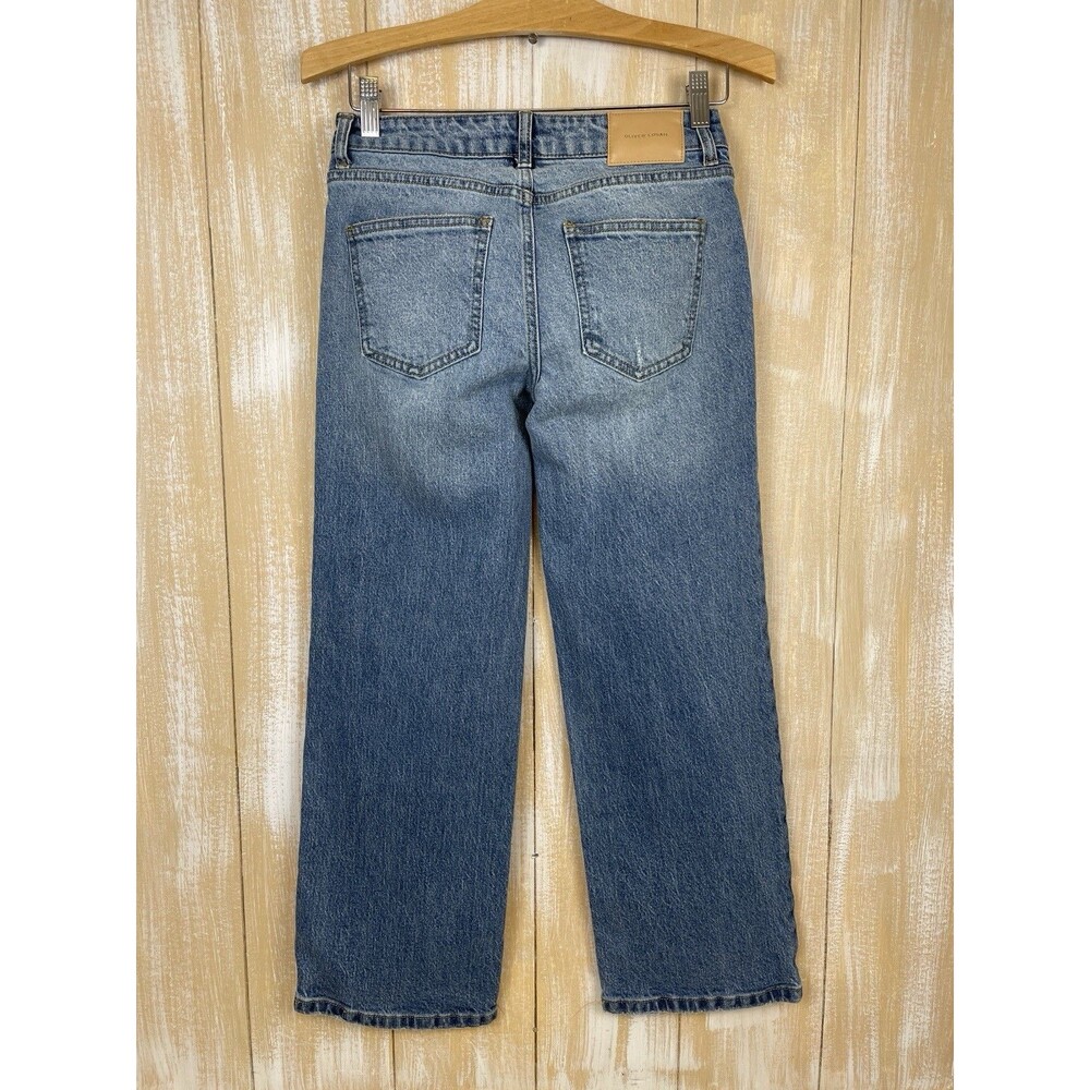 Oliver Logan Women's Jeans Size 24 Low Rise Classic Worn Indigo Wide Leg - Picture 3 of 12